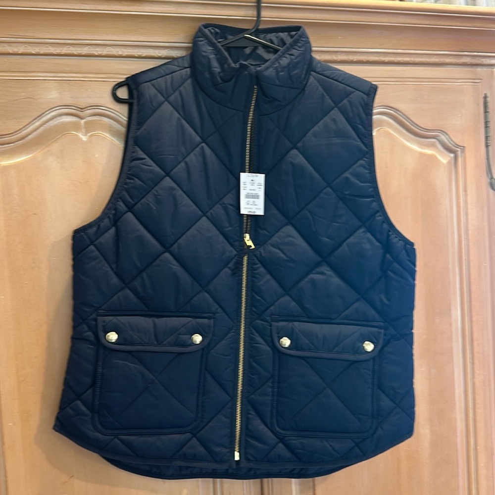 NWT Navy Jcrew Vest